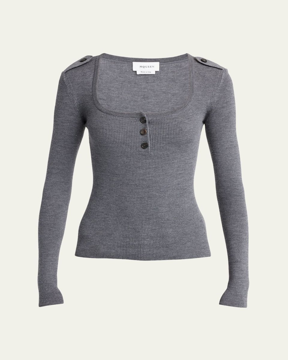 Henley Wool Top